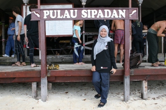 ye... i'm in Sipadan Island
